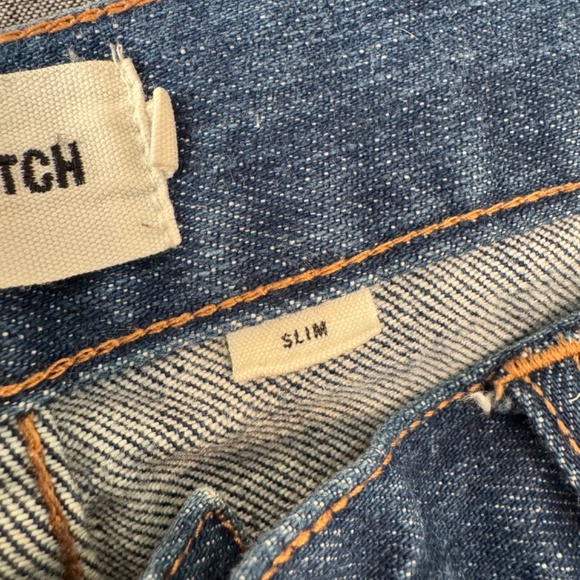 Taylor Stitch Selvedge Jeans White Oak Cone Organic Denim Button Fly Men Slim 32 - Picture 4 of 5